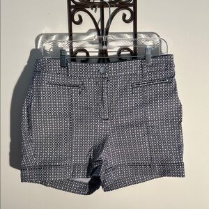 Soho Black and White Patterned Women's Shorts